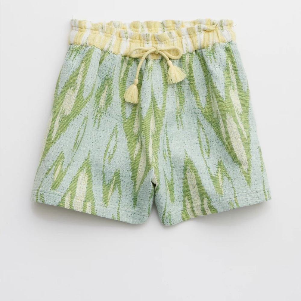 Aerie Jacquard High‎ Waisted 100% Cotton Shorts Suze Small EUC